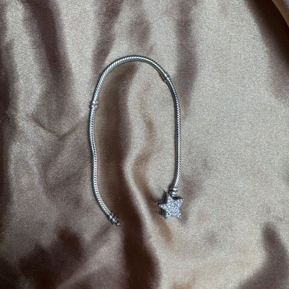 Pandora Silver Starry Charm Bracelet